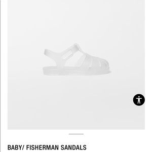 Zara jelly sandals size 8